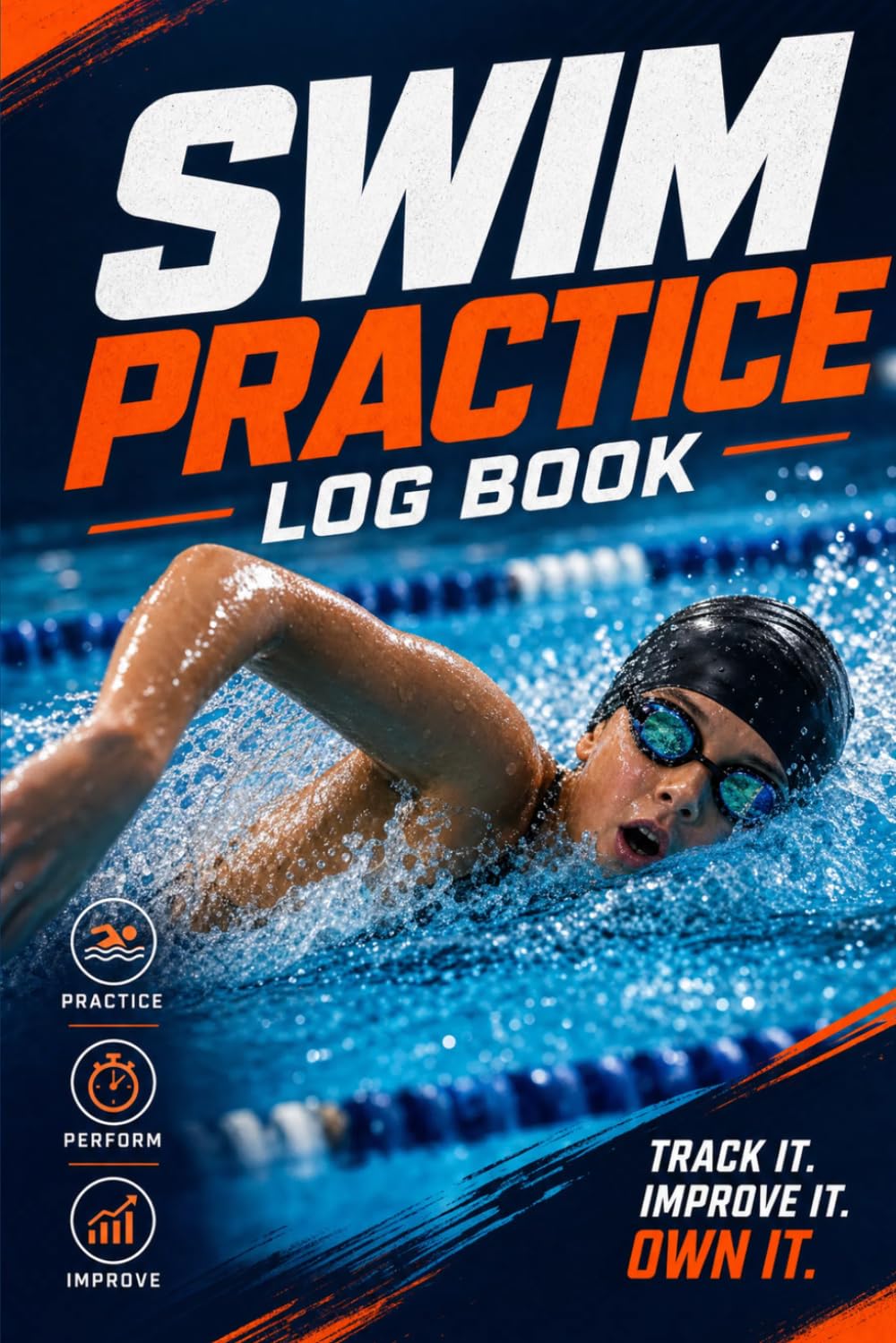 Swim Practice Log Book for Kids & Teens: A Daily Training Journal to Track Swims, Record Times, Monitor Progress, and Achieve Personal Best Goals for Competitive Swimmers baixar livro de graça