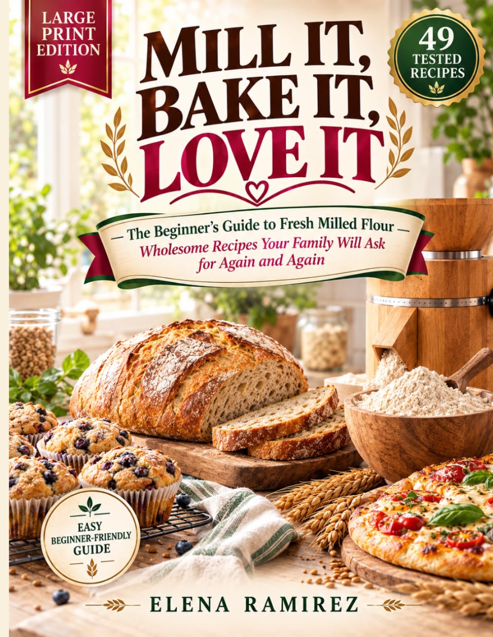 ler totalmente Mill It, Bake It, Love It: The Beginner's Guide to Fresh Milled Flour - Wholesome Recipes Your Family Will Ask for Again and Again