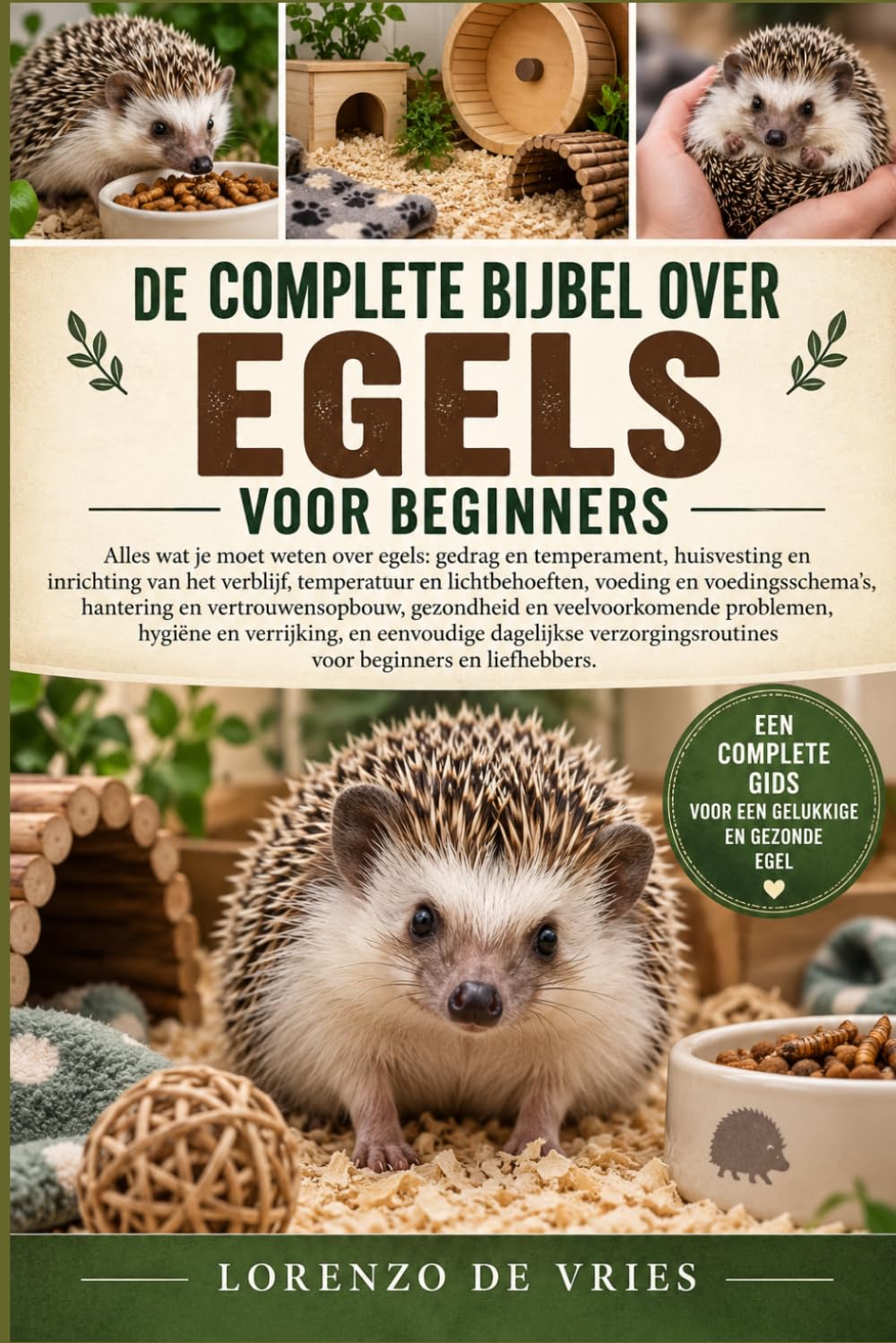 de Complete Bijbel Over Egels Voor Beginners: Alles wat je moet weten over egels: gedrag en temperament, huisvesting en inrichting van het verblijf,... voor beginners en liefhebbers. baixar o livro de graça