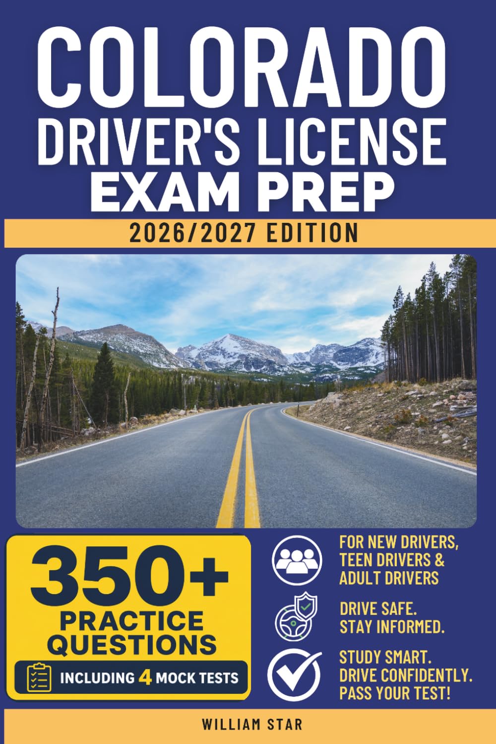 capítulo por capítulo baixar Colorado Driver's License Exam Prep: Study Guide, Road Signs & Practice Tests to Help You Pass the Written Knowledge Test