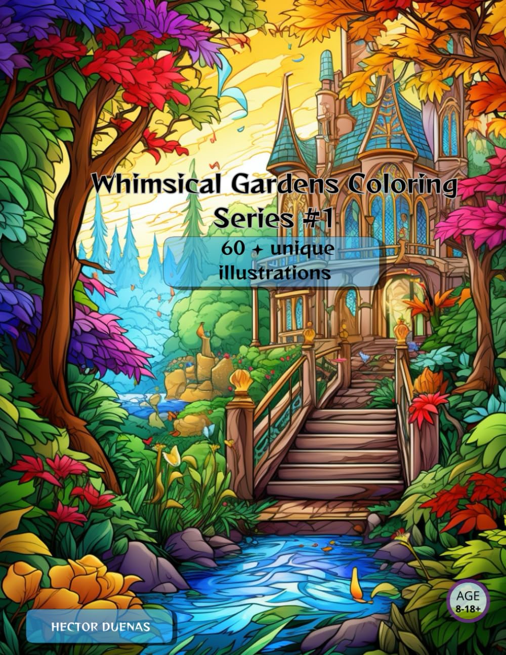 ler totalmente Whimsical Gardens Coloring Series: Your journey to relaxation and creativity starts here!