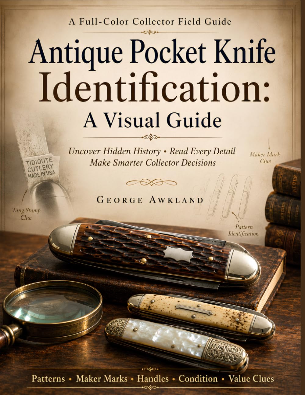 Antique Pocket Knife Identification: A Visual Guide: Uncover Hidden History, Read Every Detail with Confidence, and Know Its True Worth Before Your Next Collector Decision baixar livro de graça