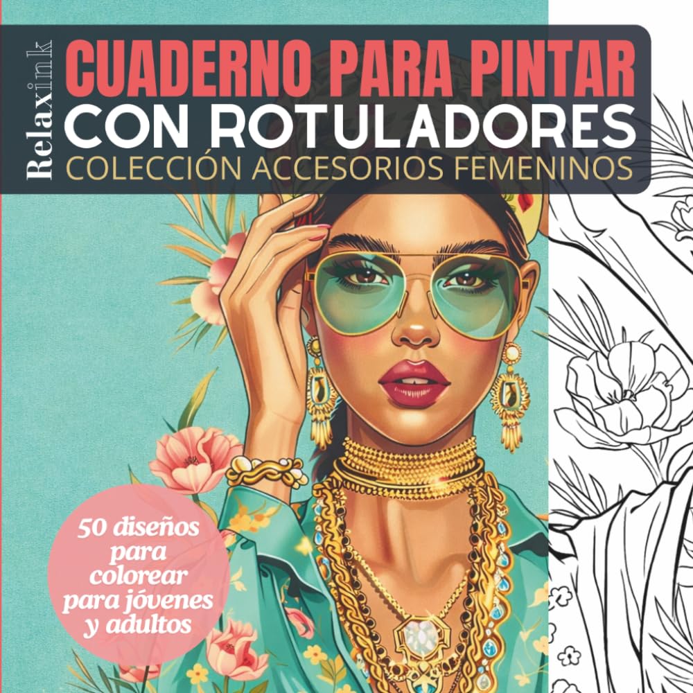 capítulo por capítulo baixar Cuaderno para pintar con Rotuladores: Accesorios Femeninos: 50 diseños para colorear para jóvenes y adultos. Relájate de forma creativa (Spanish Edition)