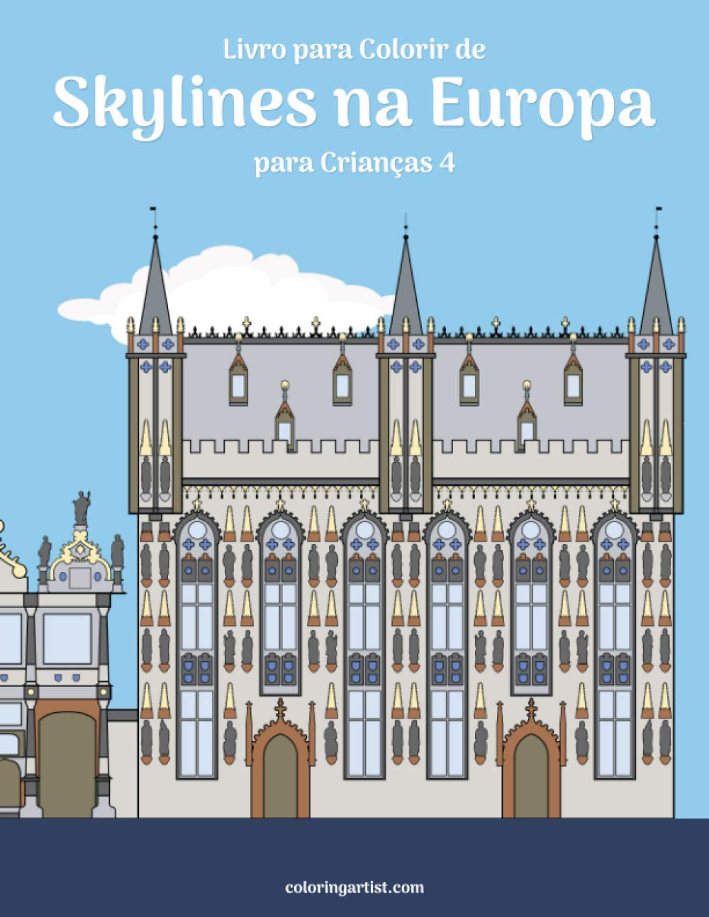 Livro para Colorir de Skylines na Europa para Crianças 4 baixar o livro de graça