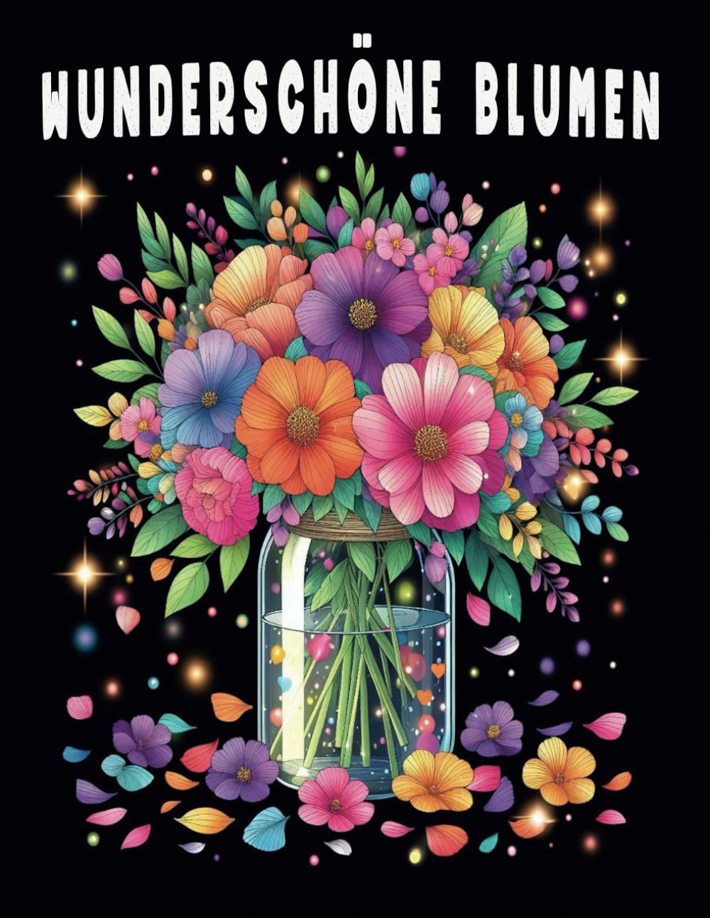 Wunderschöne Blumen Für Erwachsene und senioren: 50 inspirierende Blumenmotive zum Ausmalen für Entspannung und Stressabbau Malbuch für Erwachsene und Senioren (German Edition) baixar livro de graça