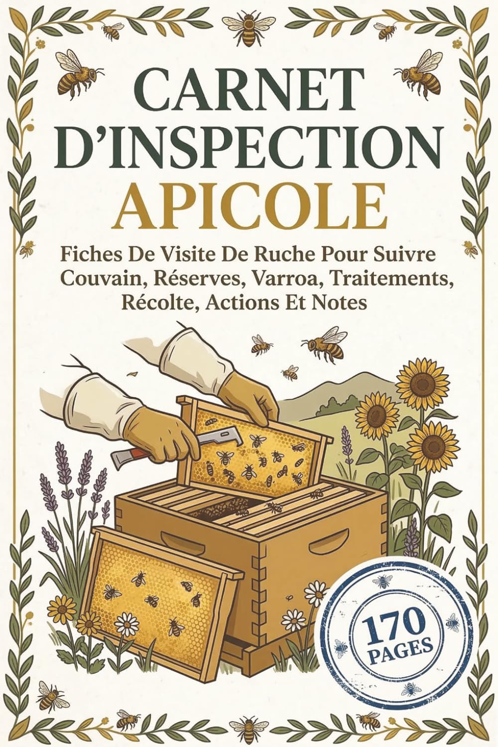 Carnet D’Inspection Apicole: Fiches De Visite De Ruche Pour Suivre Couvain, Réserves, Varroa, Traitements, Récolte, Actions Et Notes (French Edition) baixar o livro de graça