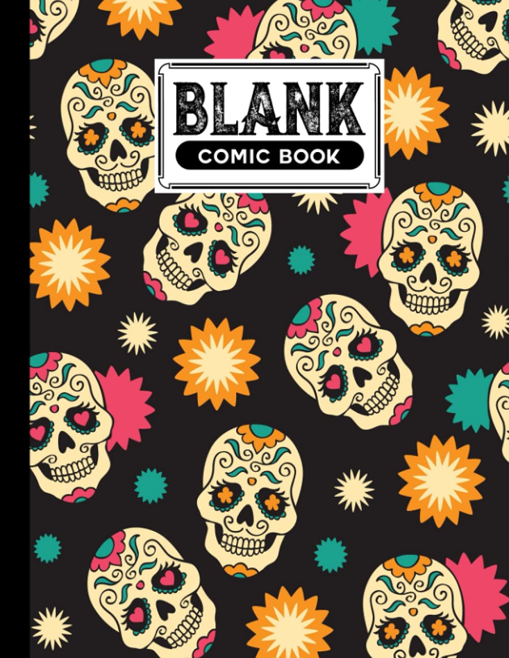 ler totalmente Blank Comic Book: Premium Skull Cover Blank Comic Book, Create Your Own Story, Journal, Notebook, Sketchbook for Kids and Adults, 120 Pages - Size 8.5" x 11" Notebook by Klaus Berg