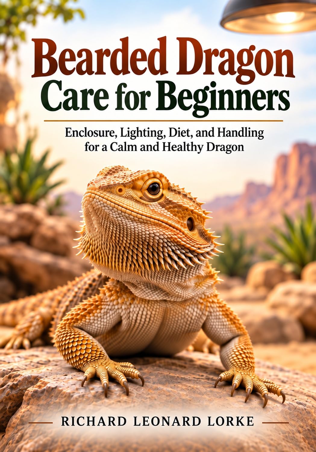 ler totalmente Bearded Dragon Care for Beginners: Enclosure, Lighting, Diet, and Handling for a Calm and Healthy Dragon (English Edition)