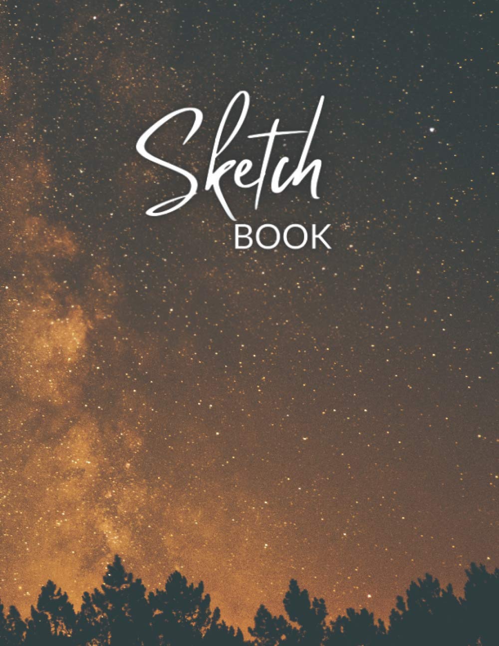 Sketchbook Galaxy Cover: Notebook For Drawing Writing Sketching Doodling | 8.5x11 | 120 Pages Blank Unlined Sketchbook (Premium Space Abstract Cover... For Kids, Teens And Adults | Gold Cover baixar livro de graça