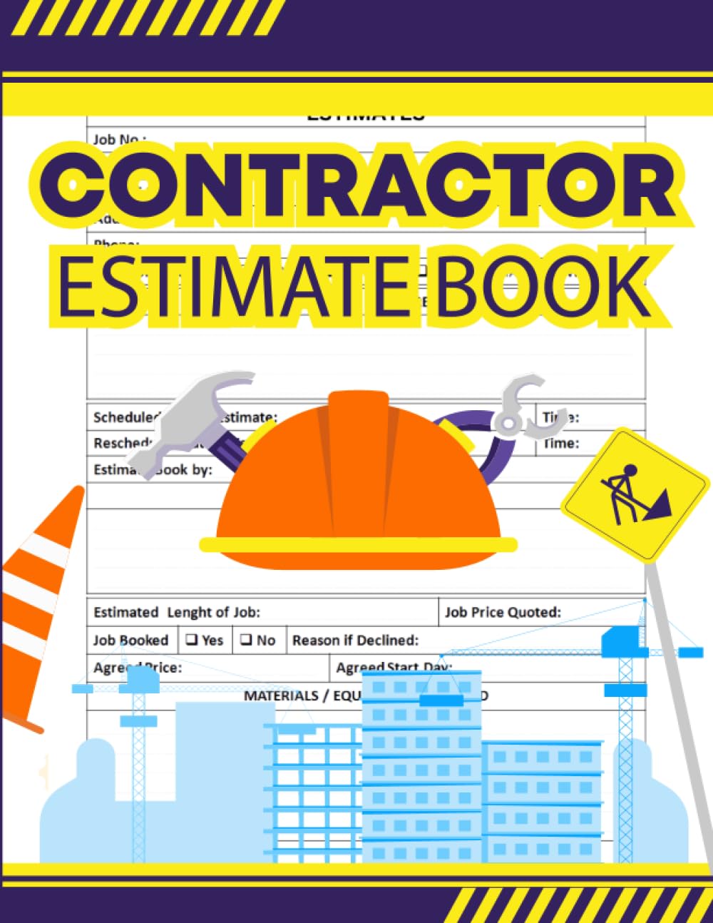 ler totalmente Estimate book contractor: Constructions bid sheets / Job estimate quote forms for contractors