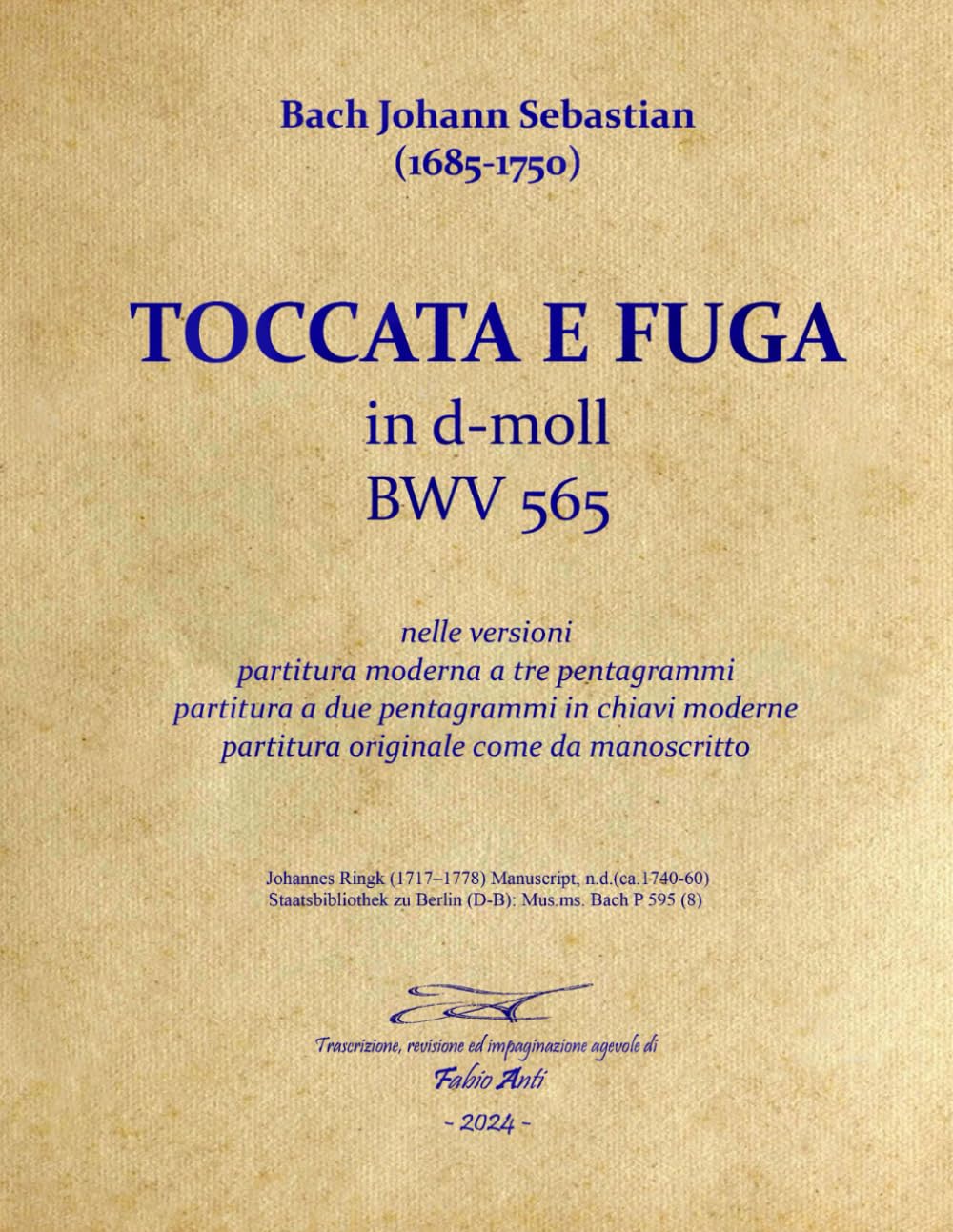 capítulo por capítulo baixar Bach Johann Sebastia (1685-1750) - Toccata e Fuga in d-moll BWV 565 - Rev Fabio Anti (Italian Edition)