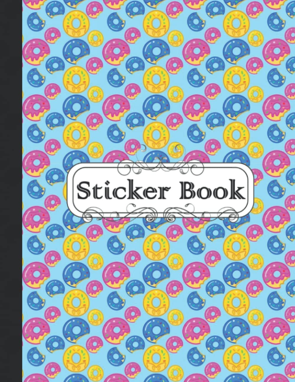 Sticker Book: Blank Sticker Album, Donuts Sticker Collecting Book for Kids, Cute Blank Notebook for Sticker Collection, 8.5x11 baixar o livro de graça