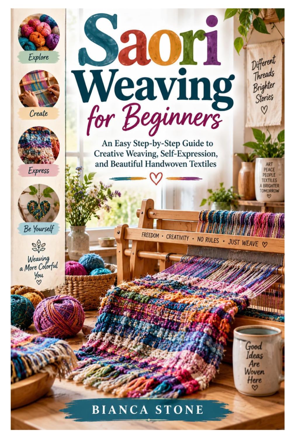 Saori Weaving for Beginners: An Easy Step-by-Step Guide to Creative Weaving, Self-Expression, and Beautiful Handwoven Textiles baixar livro de graça