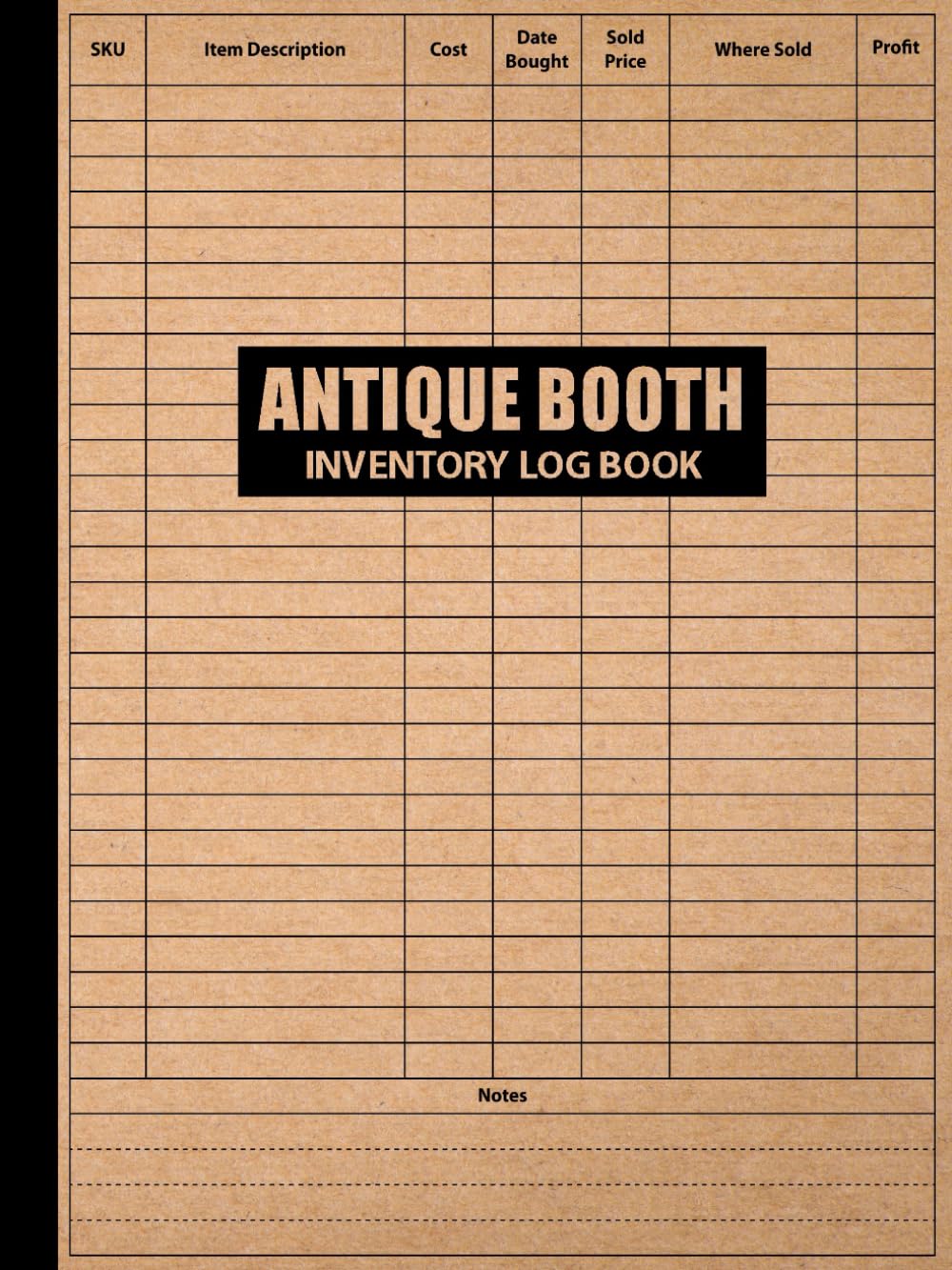 capítulo por capítulo baixar Antique Booth Inventory Log Book: Simple Record Book Ideal for Tracking Inventory & Profit Margin for Each Product