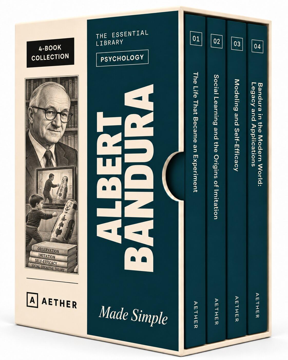 Albert Bandura Made Simple: Why You Learn by Watching, Not Just Doing: The Belief That Predicts Your Success Better Than Skill Does: The Doll Experiment That Changed Psychology (English Edition) baixar o livro de graça