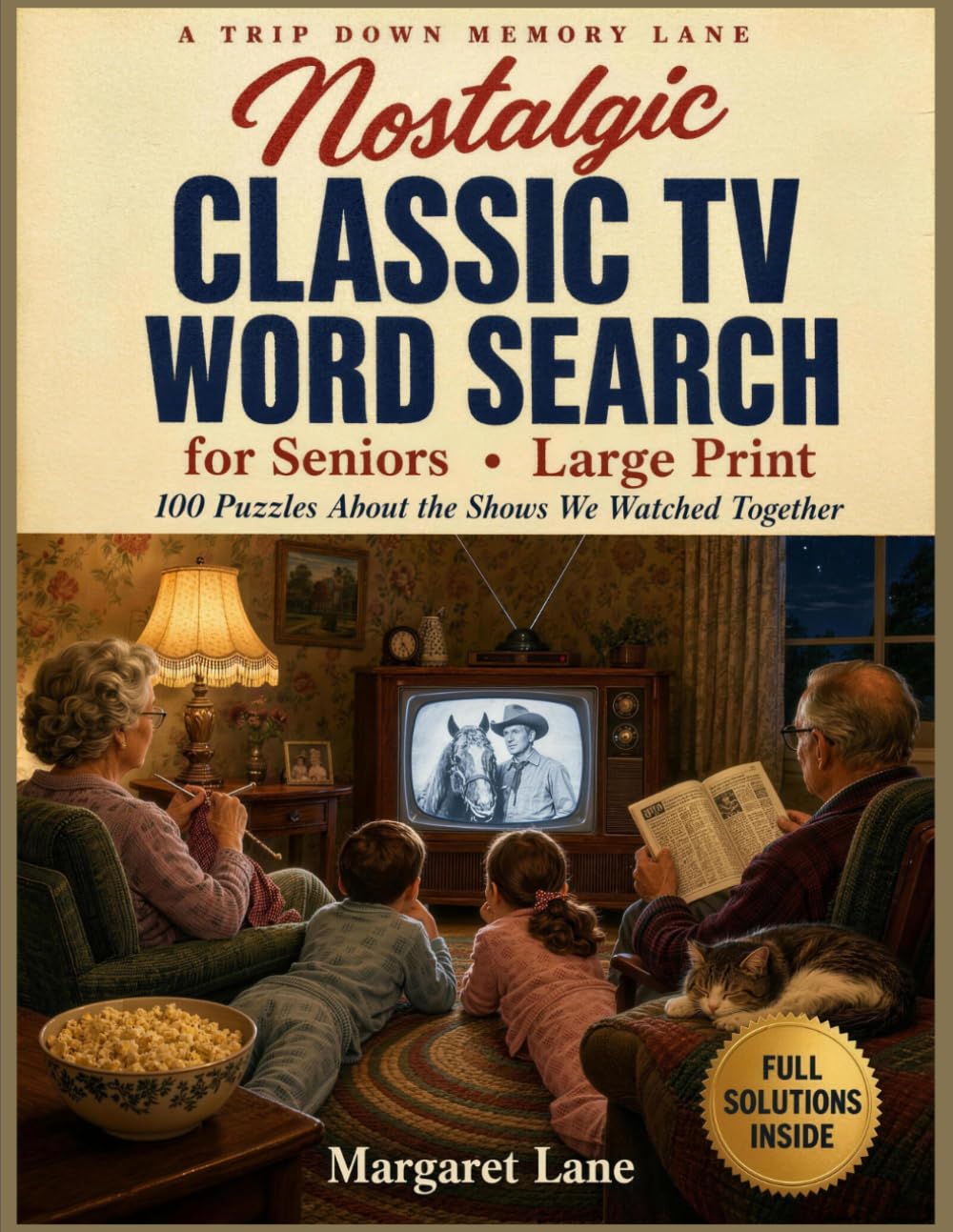 capítulo por capítulo baixar Nostalgic Classic TV Word Search for Seniors - Large Print: 100 Puzzles About the Shows We Watched Together: Westerns, Variety Shows, Saturday... (Large Print Puzzle Books For Seniors)