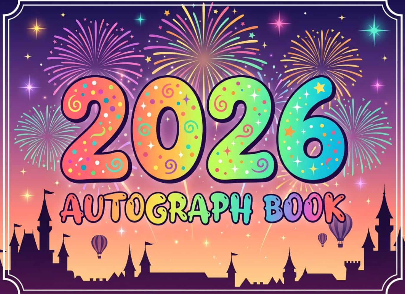 2026 Character Autograph Book for Kids: Large Signature Album for Family Vacations & Theme Parks | Perfect Vacation Souvenir & Gift | 8.25x6 Landscape... & Special Moments | Kids Travel Journal baixar o livro de graça