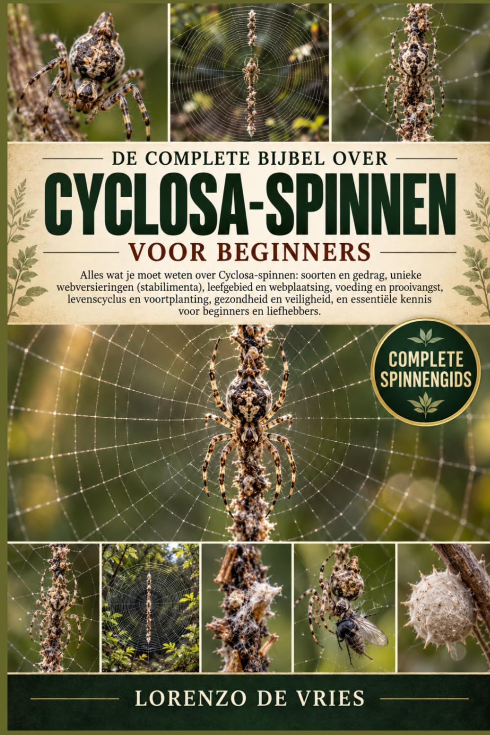 de Complete Bijbel Over Cyclosa-Spinnen Voor Beginners: Alles wat je moet weten over Cyclosa-spinnen: soorten en gedrag, unieke... kennis voor beginners en liefhebbers. baixar o livro de graça