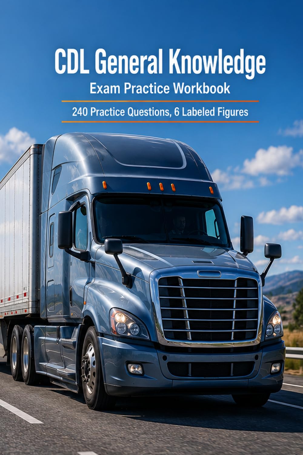capítulo por capítulo baixar CDL General Knowledge Exam Practice Workbook: Safe Driving, Space Management, Cargo, and Vehicle Control with 240 Practice Questions for the Commercial Driver General Knowledge Test