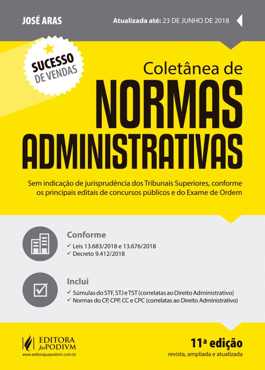 capítulo por capítulo baixar Coletânea de Normas Administrativas
