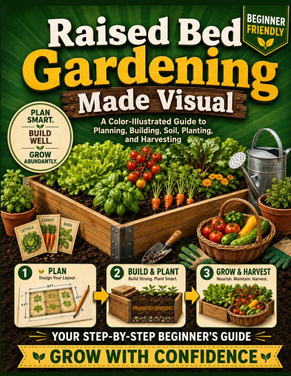 Raised Bed Gardening Made Visual: A Color-Illustrated Guide to Planning, Building, Soil, Planting, and Harvesting baixar o livro de graça