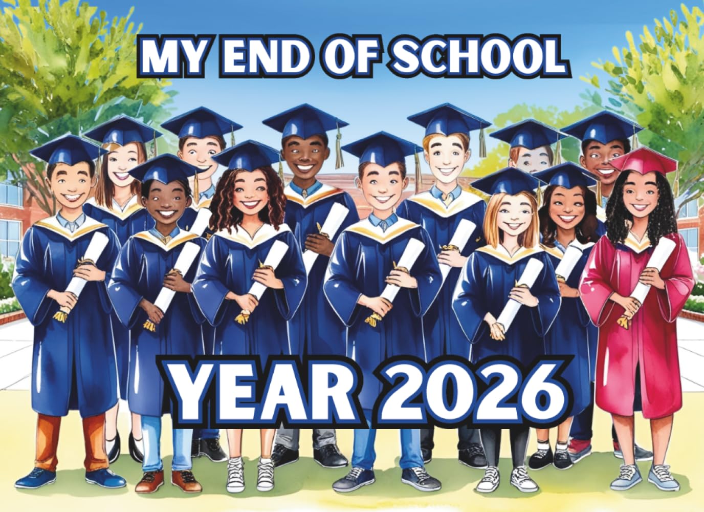 capítulo por capítulo baixar My End of School Year 2026 Autograph Book: School Leavers Message Book for collegting entries from classmates and teachers, a nice school keepsake