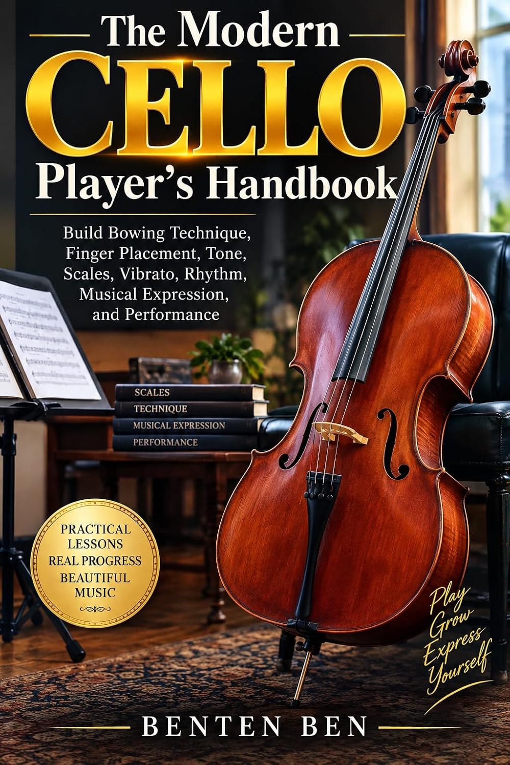 ler totalmente THE MODERN CELLO PLAYER’S HANDBOOK: Build Bowing Technique, Finger Placement, Tone, Scales, Vibrato, Rhythm, Musical Expression, and Performance (English Edition)