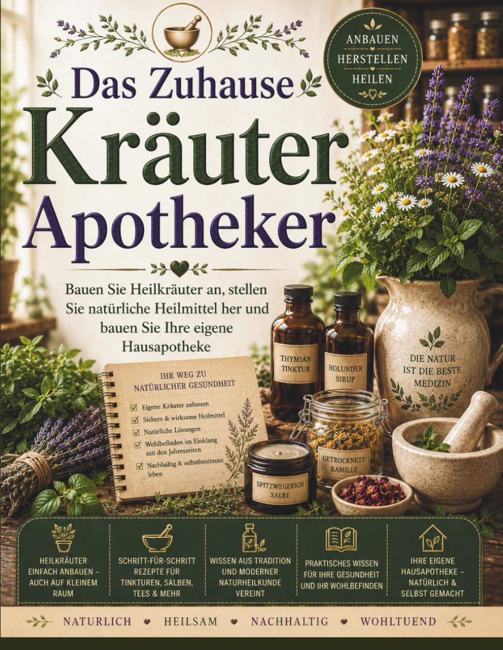 ler totalmente Das Zuhause Kräuter Apotheker: Bauen Sie Heilkräuter an, stellen Sie natürliche Heilmittel her und bauen Sie Ihre eigene Hausapotheke
