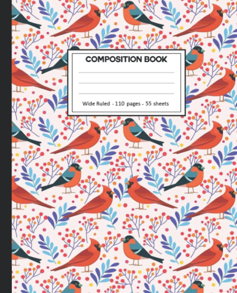 capítulo por capítulo baixar Composition Notebook: College Ruled: 110+ Lined Pages Writing Journal: Cardinal bird on White.