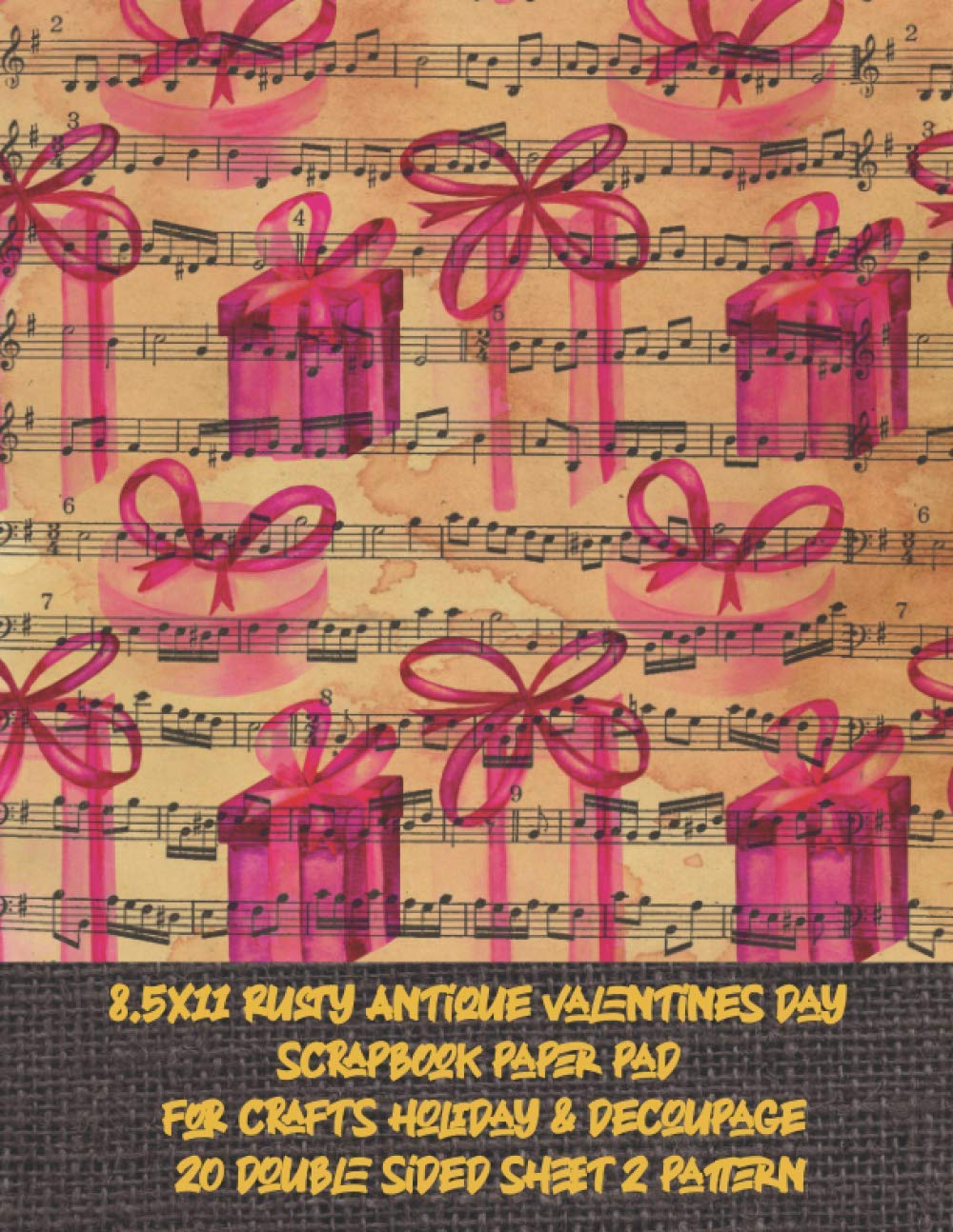 capítulo por capítulo baixar 8.5x11 rusty Antique valentines day scrapbook paper pad for crafts holiday & decoupage 20 double sided sheet 2 pattern: old vintage designer for scrapbooking - decorative patterned pad for card making