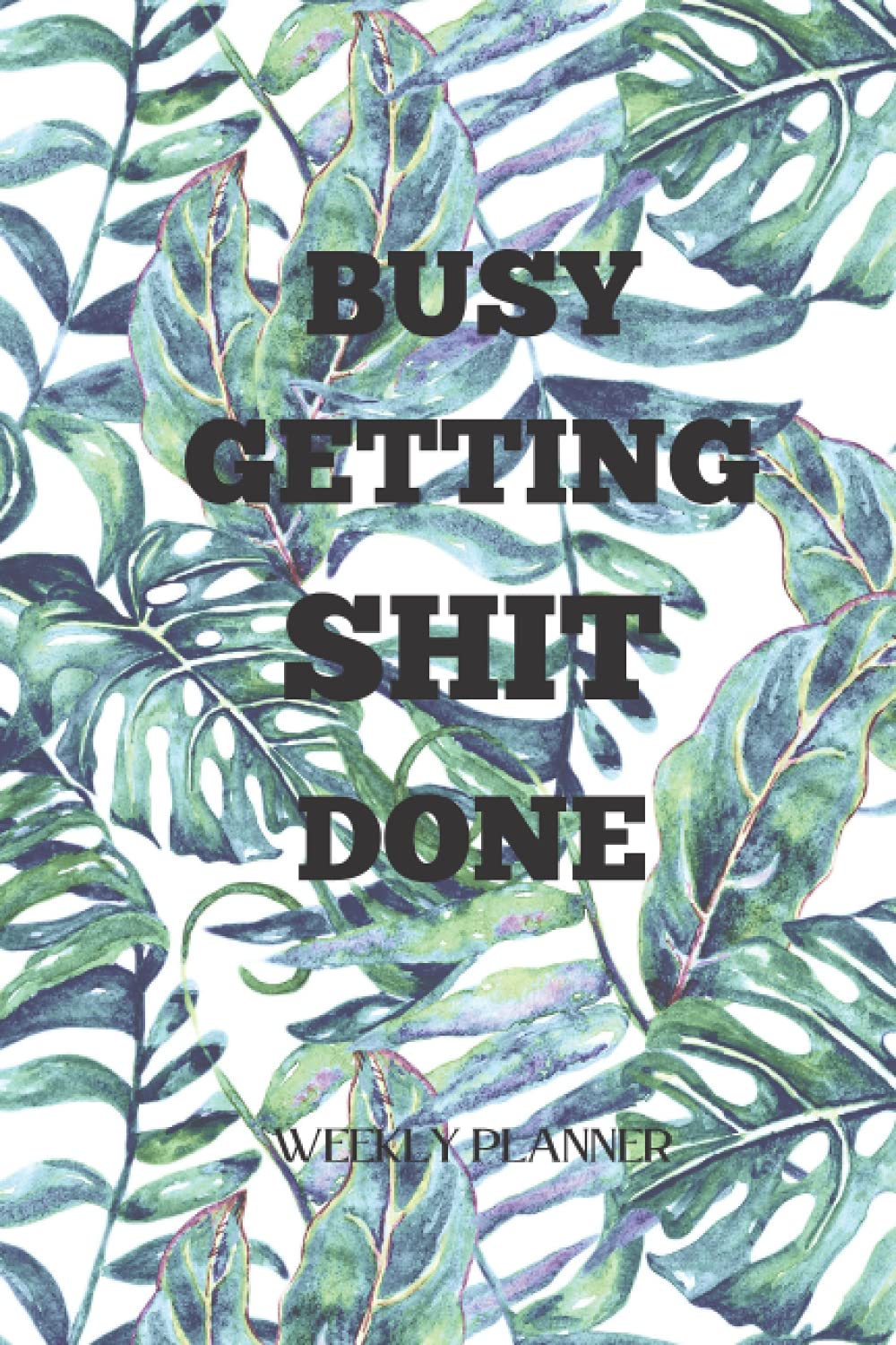 BUSY GETTING SHIT DONE - Weekly Planner: Sweary Undated Weekly Planner baixar o livro de graça