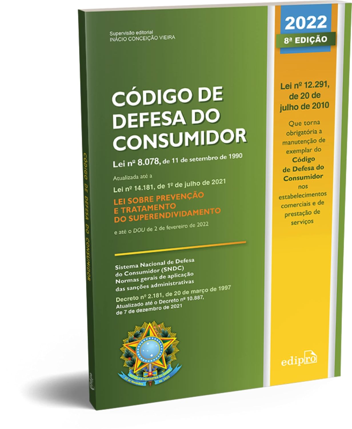 Código de Defesa do Consumidor 2022: Atualizado até DOU de 02 de fevereiro de 2022