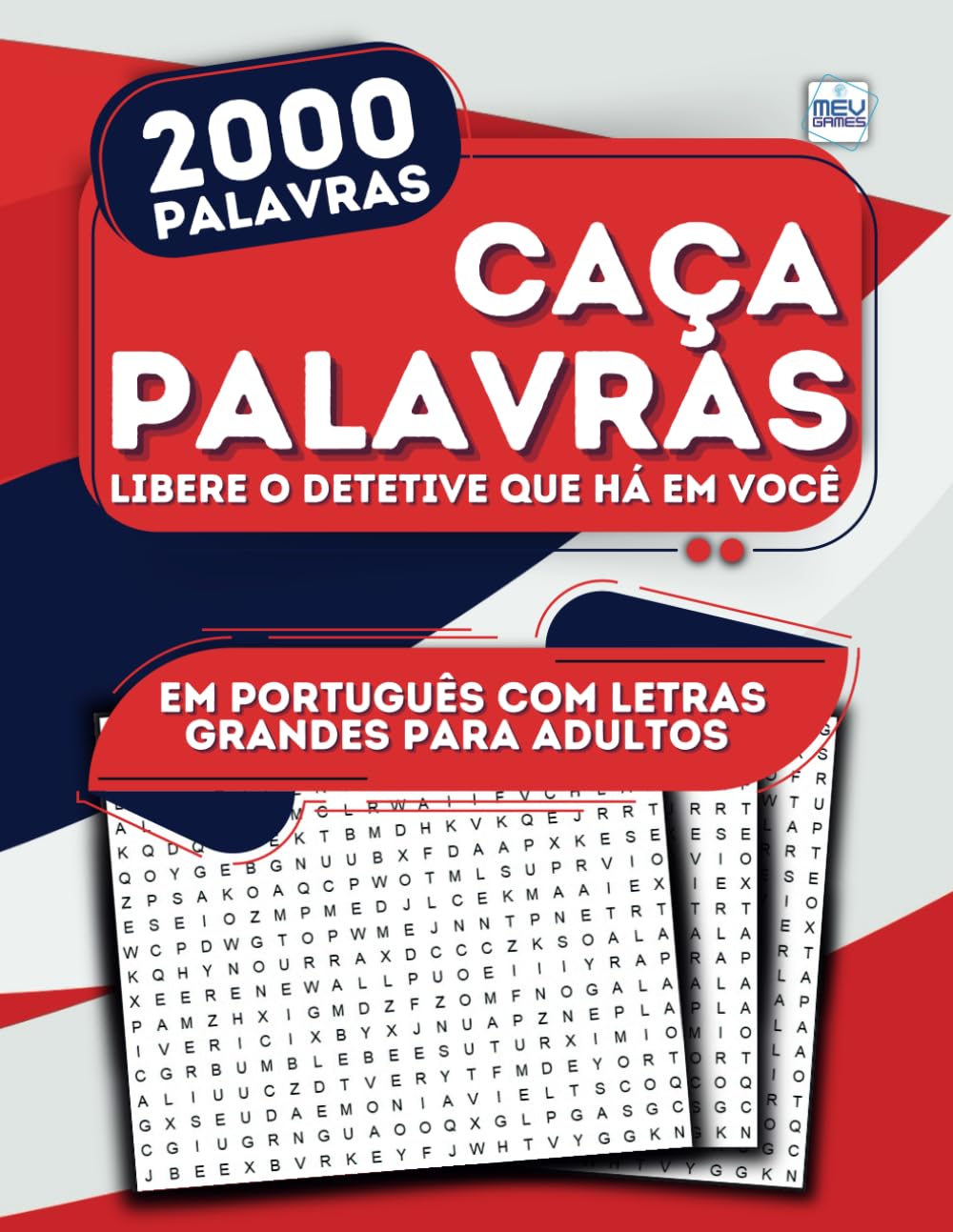 Libere o Detetive que Há em Você: Caça Palavras Em Português - MEV Games (Portuguese Edition)