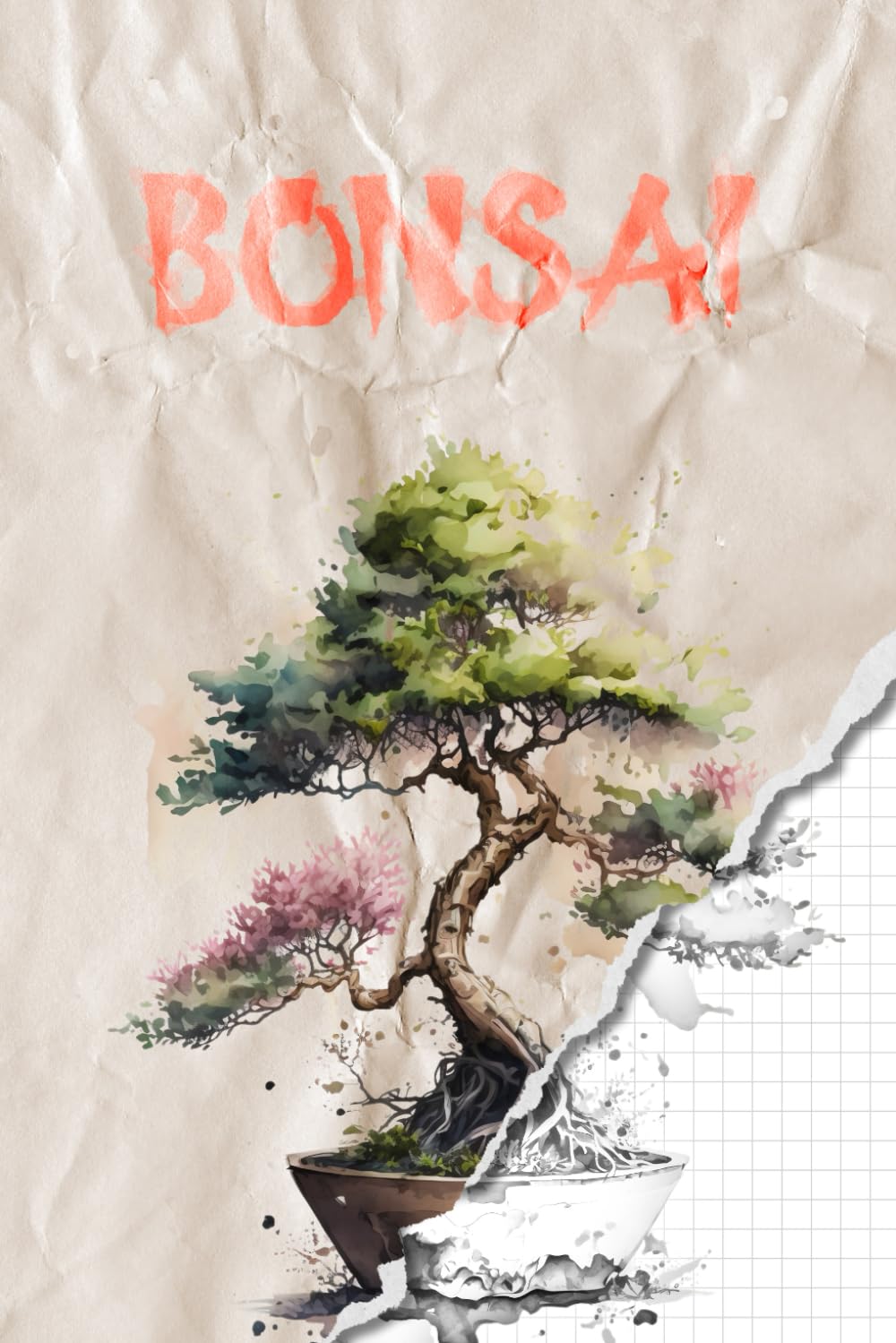 Bonsai | Notebook: Japanese tree | Your notes must be unique | 80 special pages with hand-drawn graphics | Grid baixar livro de graça