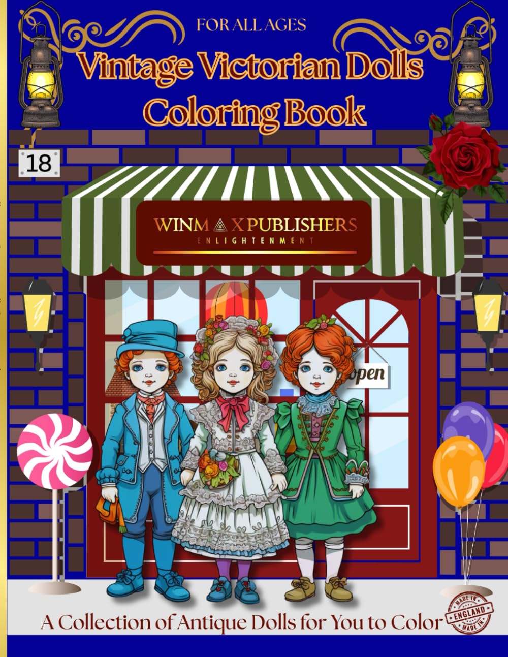 ler totalmente Vintage Victorian Dolls Coloring Book: For All Ages: A Collection of Antique Dolls for You to Color