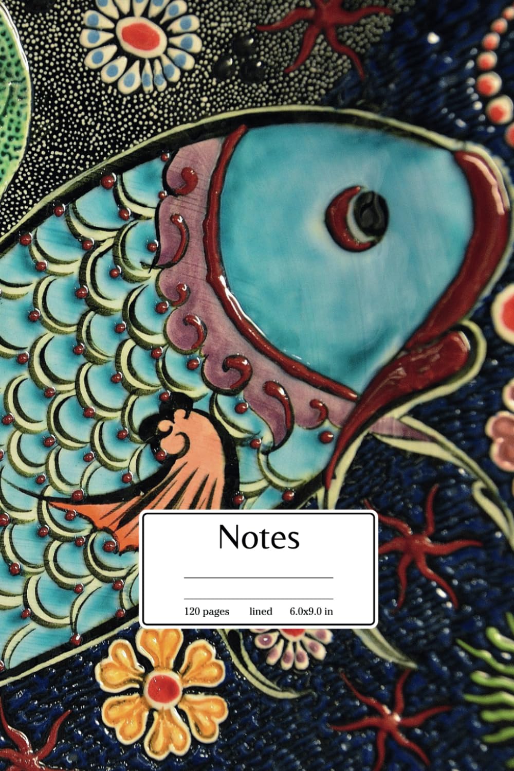 ler totalmente Notes: Notes: Lined Notebook with Mosaic Tile Design, 6x9, Ruled, 120 Premium Pages | Margin Masters Mosaic Series #023