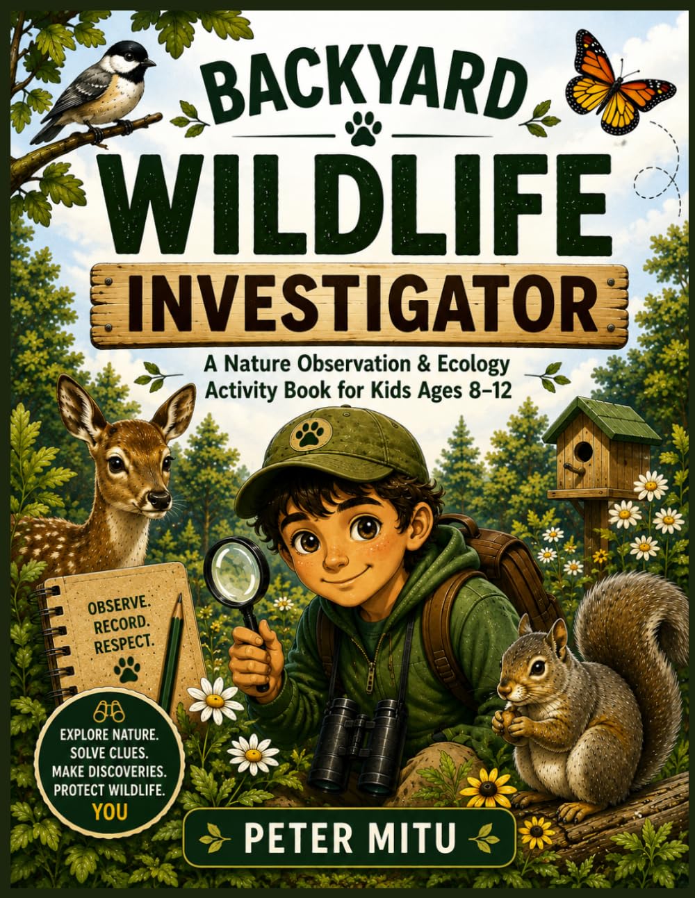 Backyard Wildlife Investigator: A Nature Observation & Ecology Activity Book for Kids Ages 8–12 baixar o livro de graça
