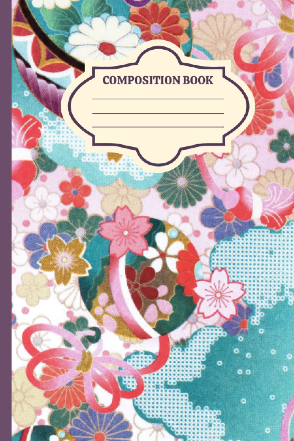 Composition Book: Japanese Washi Lined Notebook baixar o livro de graça
