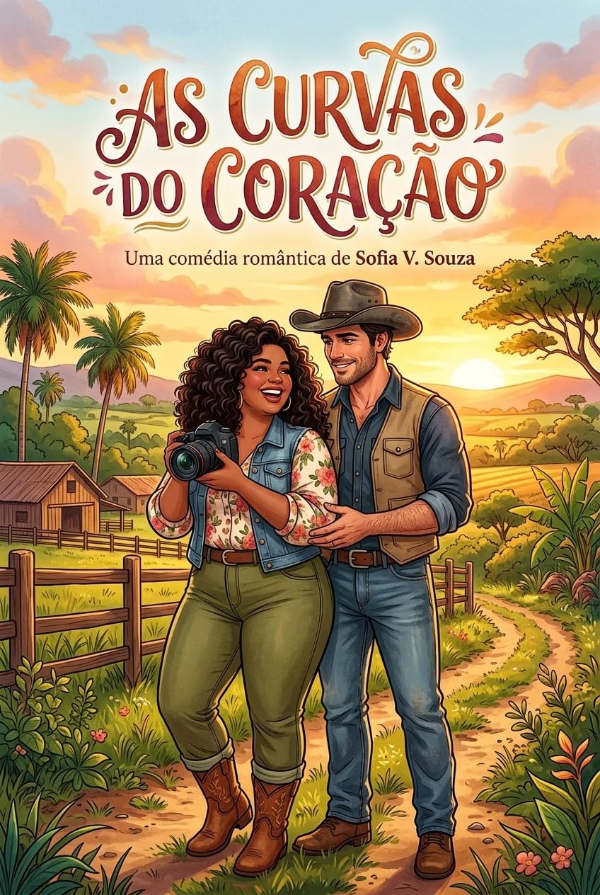capítulo por capítulo baixar Curvas do coração: Um fazendeiro, uma fotógrafa e um romance plus size sem fronteiras