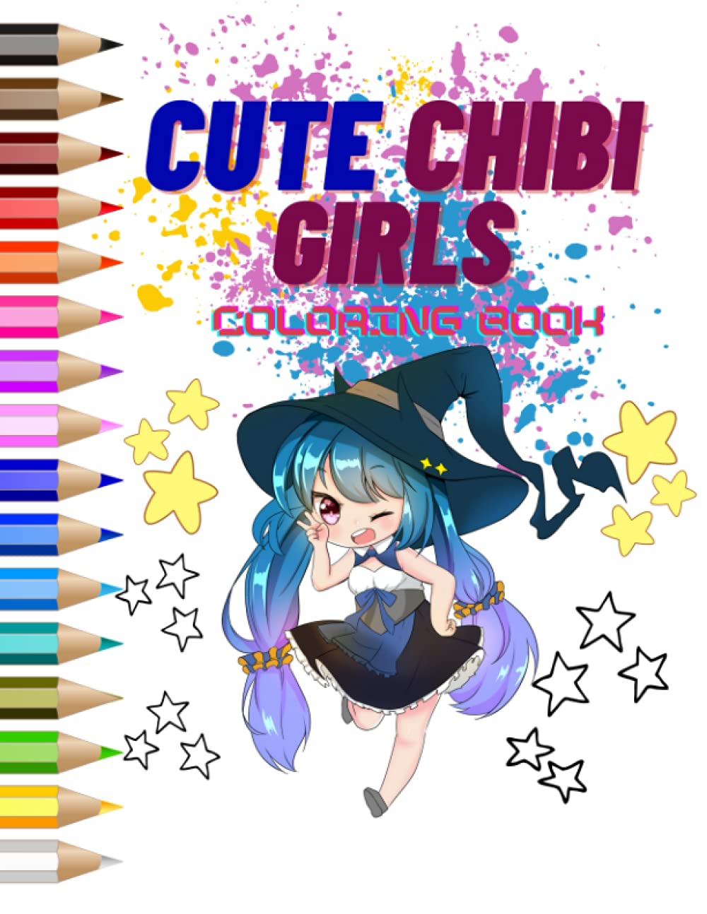 ler totalmente Cute Chibi Girls: Coloring Book For Kids with Adorable Kawaii Girls (Anime Coloring)