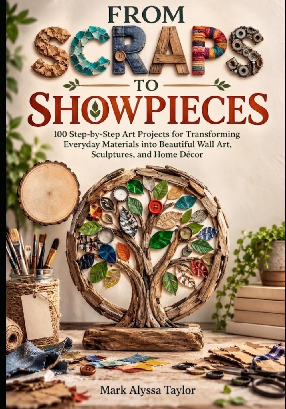FROM SCRAPS TO SHOWPIECES: 100 Step-by-Step Art Projects for Transforming Everyday Materials into Beautiful Wall Art, Sculptures, and Home Décor baixar o livro de graça