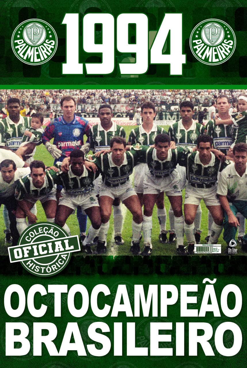 Coleção Oficial Histórica Palmeiras Edição 13 - Pôster Brasileiro 1994 baixar livro de graça