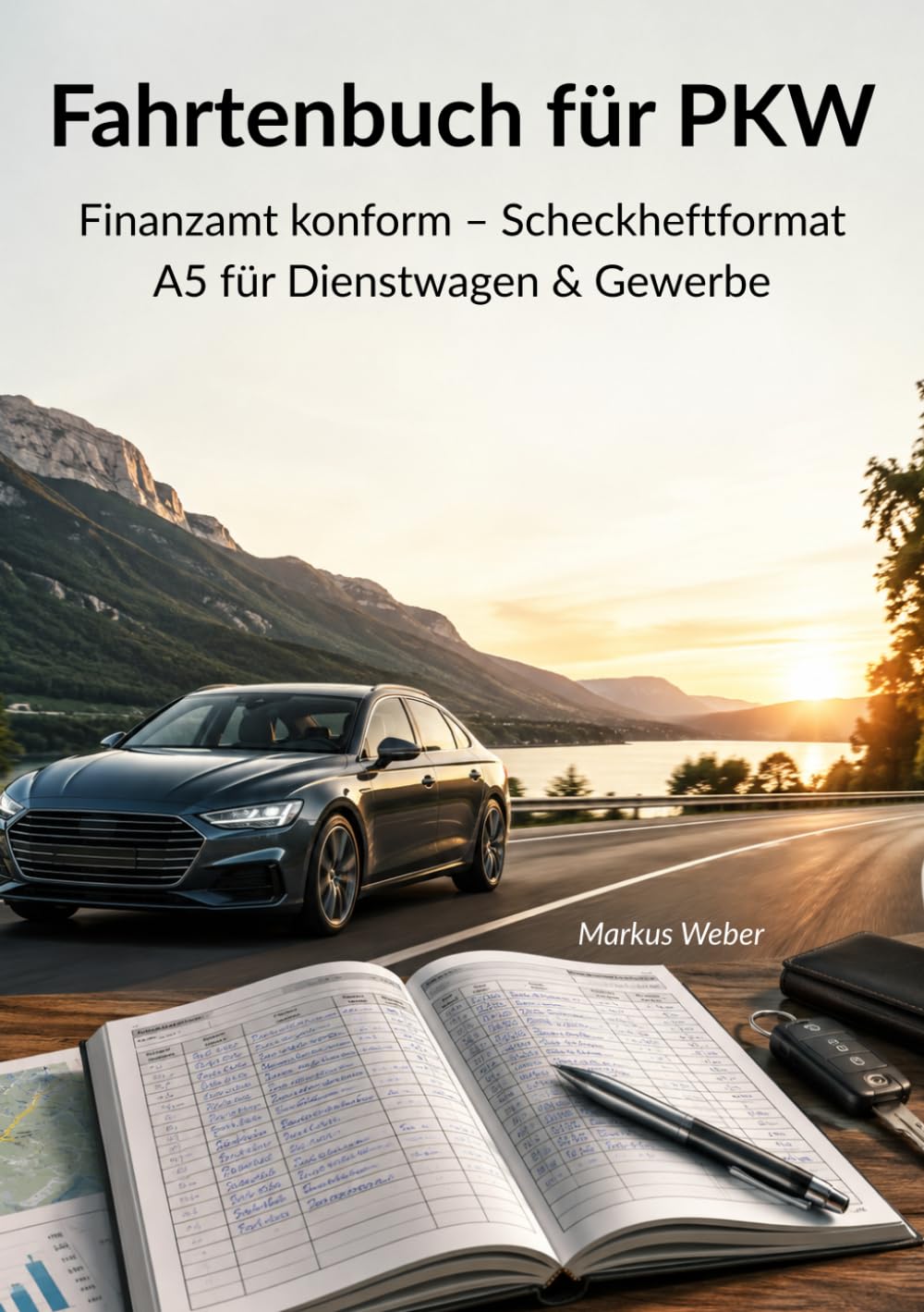 capítulo por capítulo baixar Fahrtenbuch für PKW: Finanzamt konform – Scheckheftformat A5 für Dienstwagen & Gewerbe (German Edition)