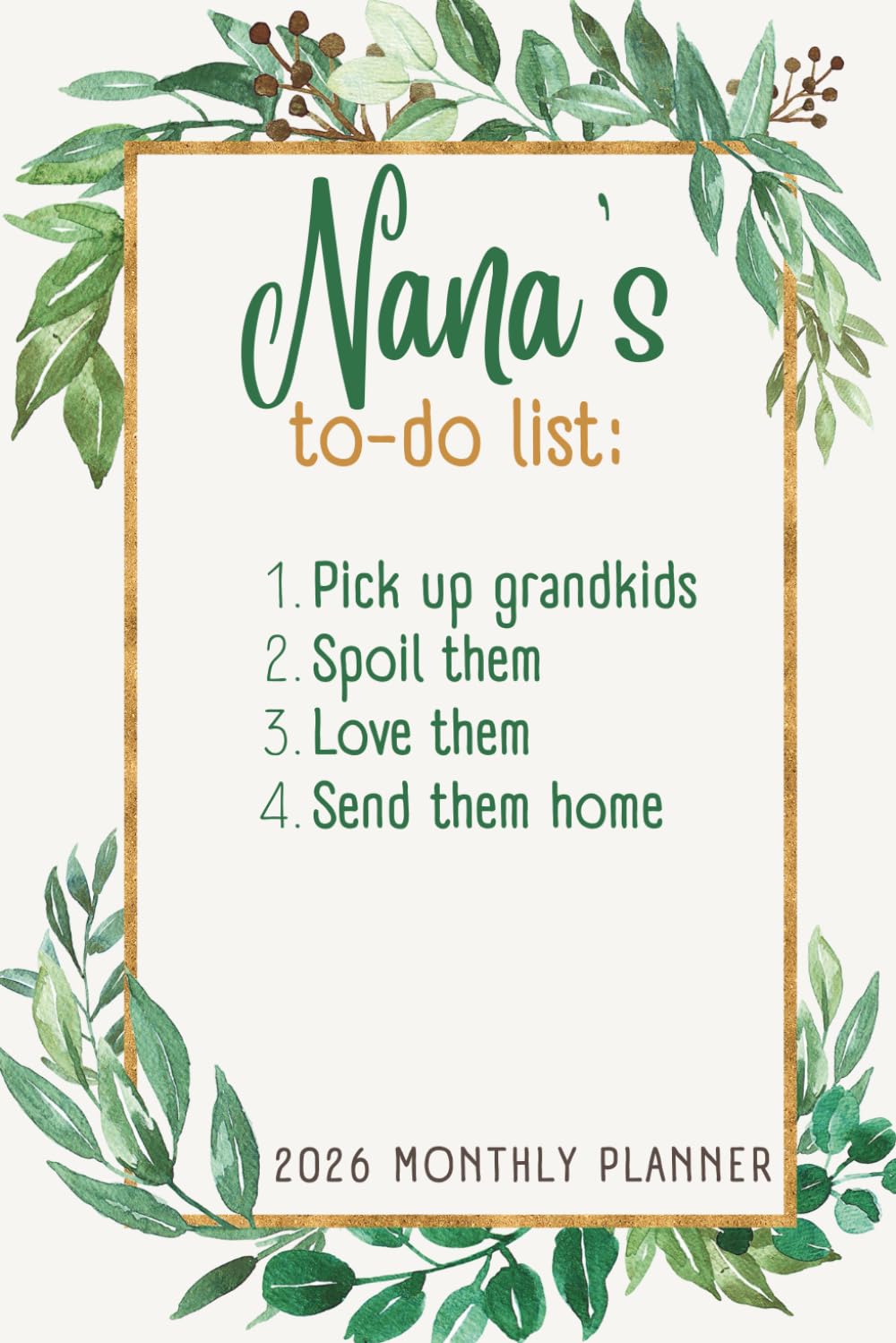 capítulo por capítulo baixar 2026 Monthly Planner Nana's To-Do List: Daily Organizer with Holidays, Tabs, and Grandparent Quotes