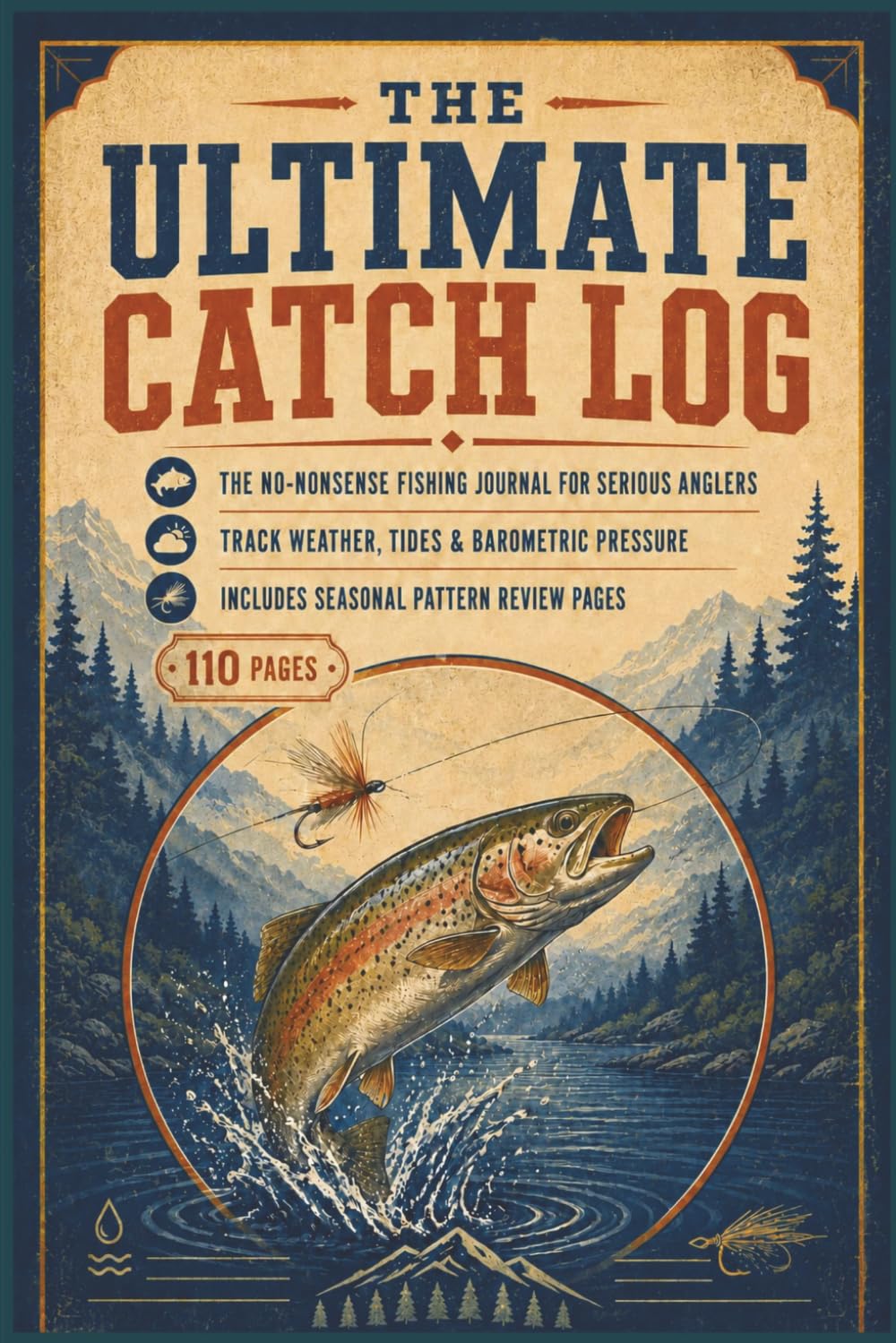 capítulo por capítulo baixar The Ultimate Catch Log: The No-Nonsense Fishing Journal for Serious Anglers | Track Weather, Tides & Barometric Pressure | Includes Seasonal Pattern Review Pages | 110 Pages
