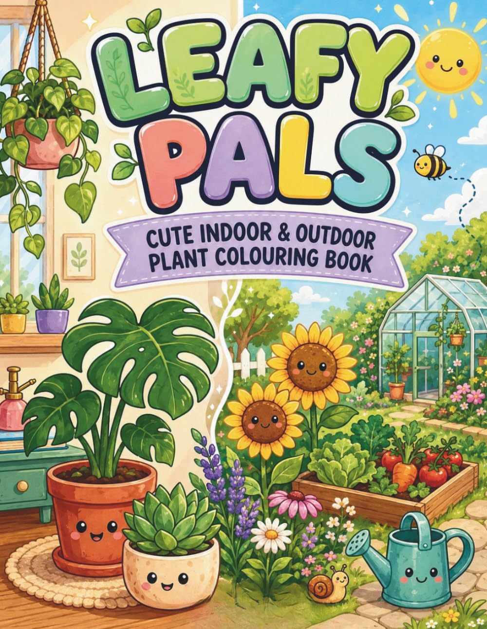 Leafy Pals: Colouring Book for Adults and Teens Featuring Super Cute plant Moments for Relaxation (Cute & Comfy) baixar livro de graça