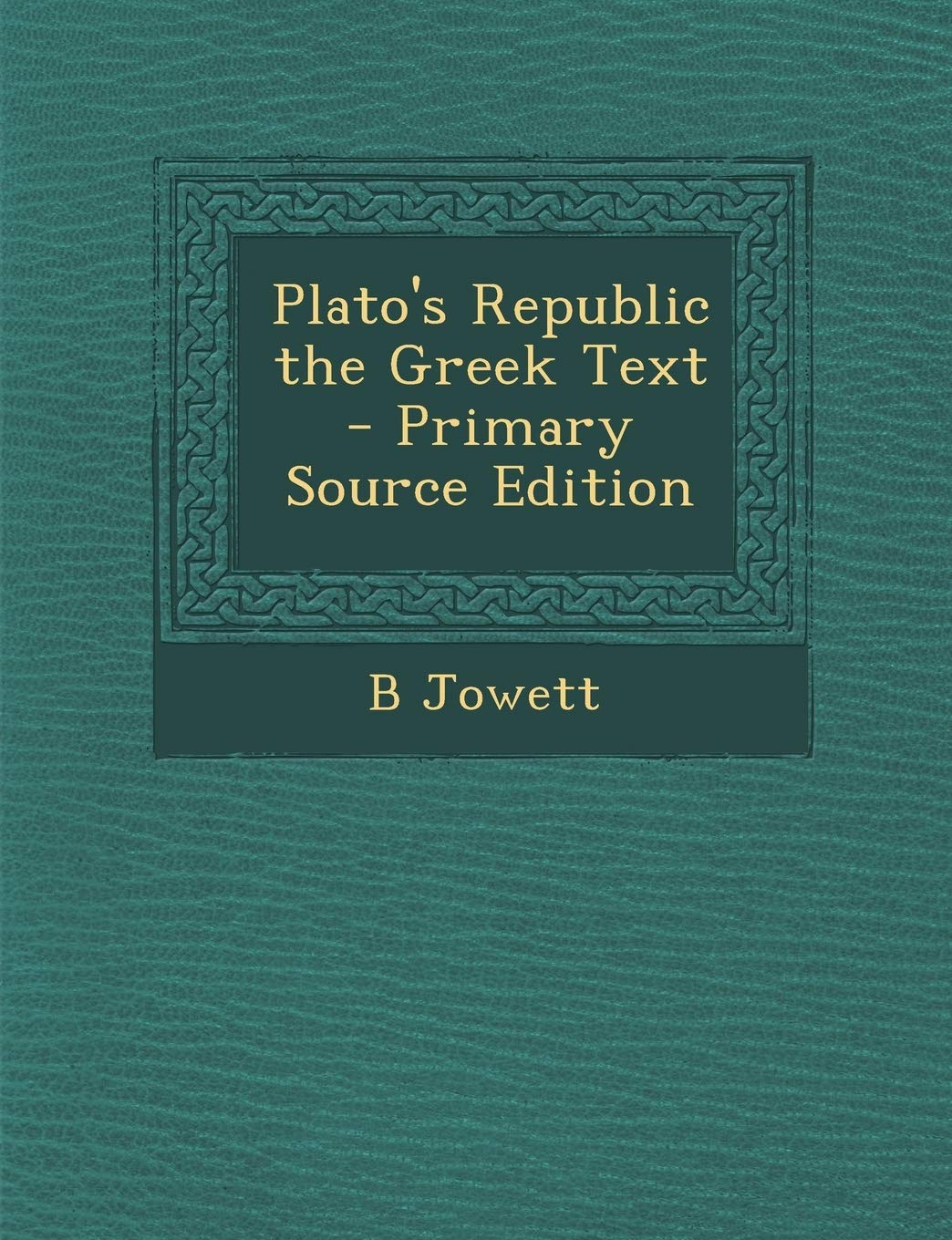 Plato's Republic the Greek Text - Primary Source Edition baixar livro de graça
