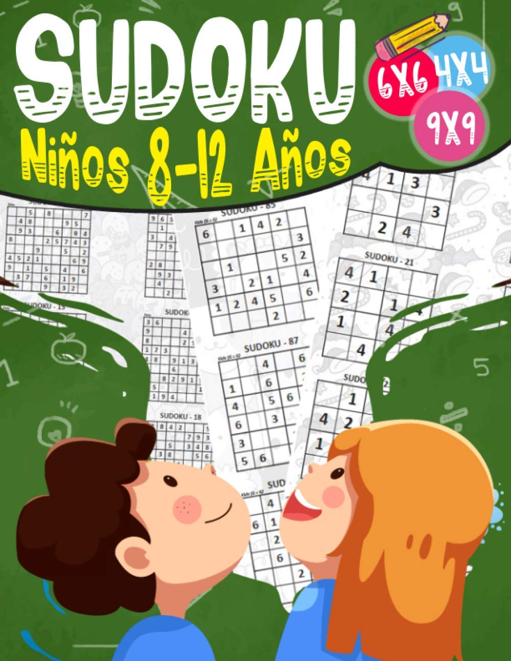 capítulo por capítulo baixar Sudoku Niños 8-12 Años: 270 Sudoku para Niños de 8-12 Años 4x4-6x6-9x9 con Soluciones - Entrena la Memoria y la Lógica