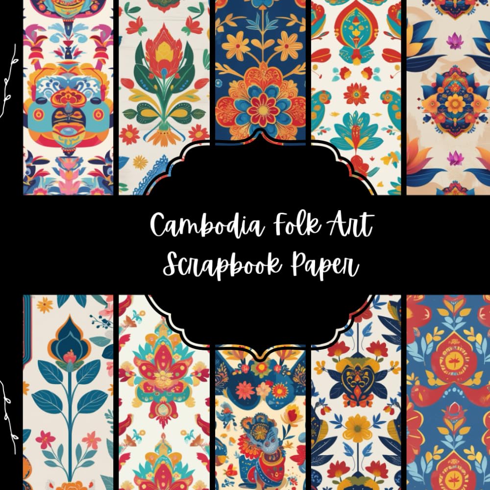 capítulo por capítulo baixar Cambodia Folk Art Scrapbook Paper, Asian Junk Journal Paper, Travel Decorative Paper, DIY Projects, Origami, Collage Sheets, Decoupage Paper, 10 Designs, Double SIded