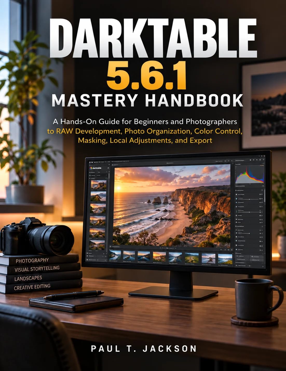 ler totalmente DARKTABLE 5.6.1 MASTERY HANDBOOK: A Hands-On Guide for Beginners and Photographers to RAW Development, Photo Organization, Color Control, Masking, Local Adjustments, and Export (English Edition)